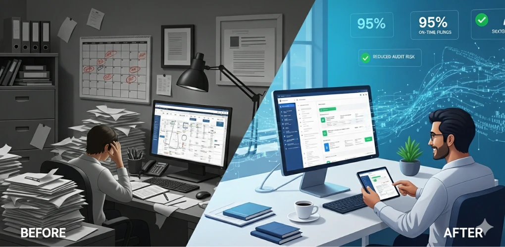Improved Operational Efficiency before after result